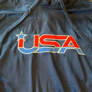 USA Navy Blue Ranger Medium Hoodie